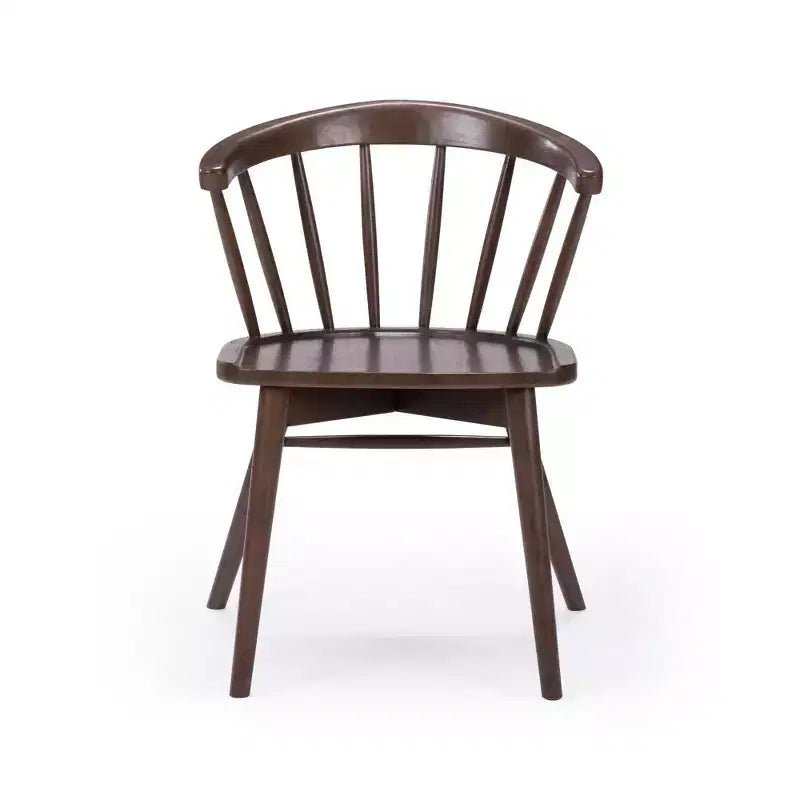 Plank+Beam Set of 2 Dining Chairs, Solid Wood Kitchen Chair