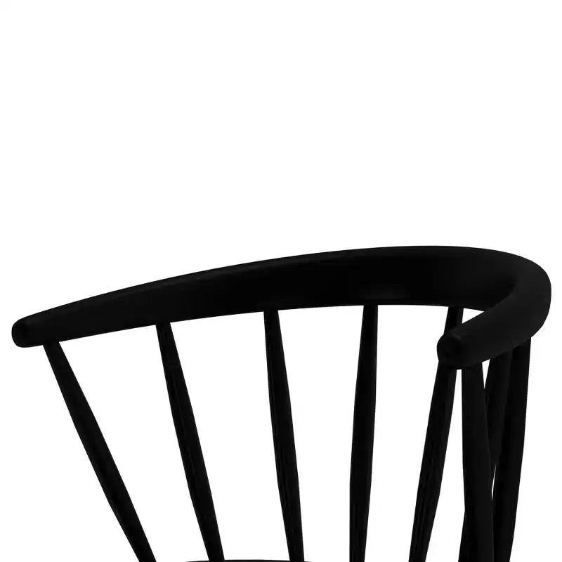 Plank+Beam Set of 2 Dining Chairs, Solid Wood Kitchen Chair
