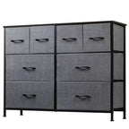 Commode à 8 tiroirs GALAXHERO, commode de rangement large en tissu pour chambre à coucher, placard, entrée
