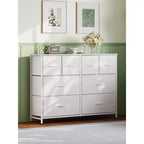 Commode à 8 tiroirs GALAXHERO, commode de rangement large en tissu pour chambre à coucher, placard, entrée