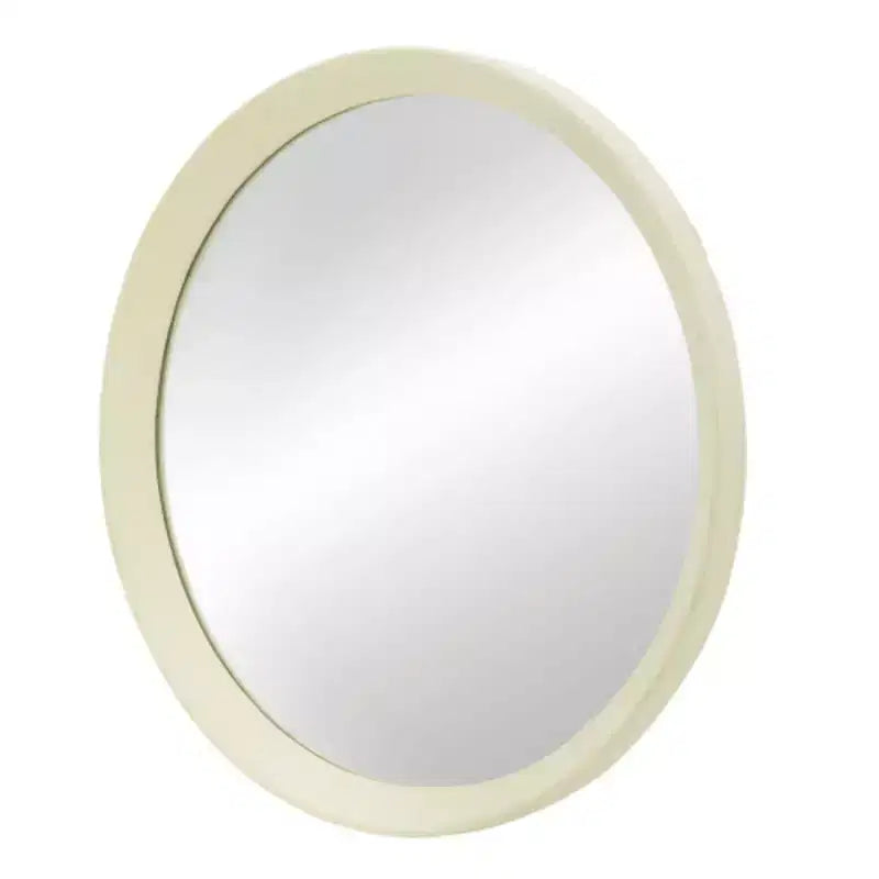 D20x1.5Transitional Decor Style Mango Wood Wall Mirror Wall Decor with Frame of Solid Mango Wood for Bathroom