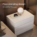 Luck Live Modern 3 drawer bedside table, which is 31.4 inches in size, can be used as a storage cabinet in both the bedroom and the living room.
