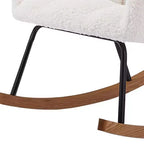 Okak Modern Glider Arm Chair,High Back Comfy Rocking Chair for Living Room,Office,Nursing,Reading