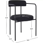 Andrean Dining Arm Chair (Set of 2) - DCH3901 - Safavieh