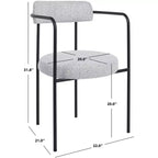 Andrean Dining Arm Chair (Set of 2) - DCH3901 - Safavieh