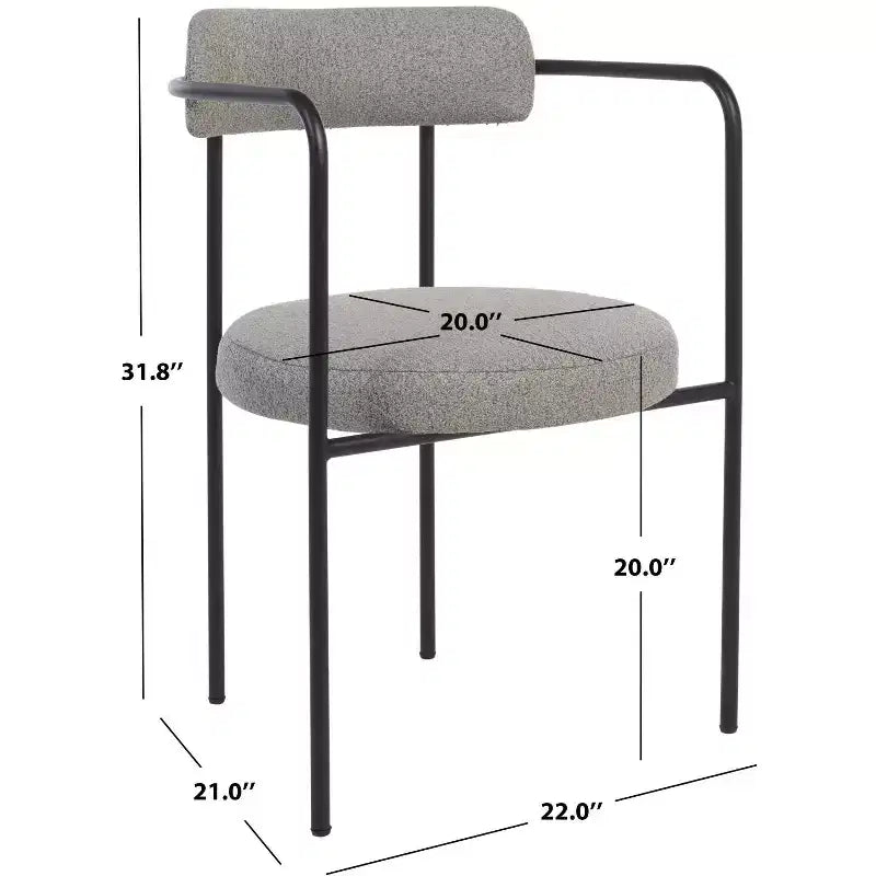 Andrean Dining Arm Chair (Set of 2) - DCH3901 - Safavieh