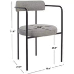 Andrean Dining Arm Chair (Set of 2) - DCH3901 - Safavieh