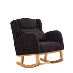Okak Modern Accent Chair for Living Room, 27.2W Modern Accent High Backrest Lounge Arm Rocking Chair, Two Side Pocket