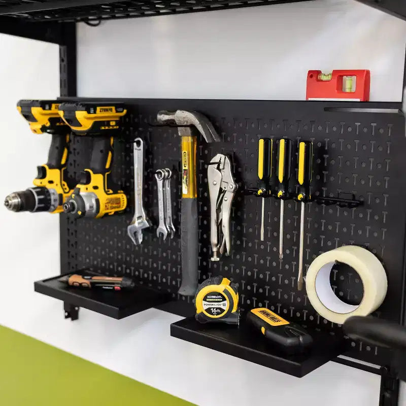Teal Triangle G-Tool Pro | Adjustable Wall Storage System | Holds 500 lbs