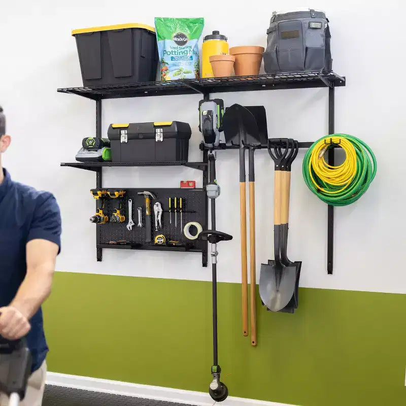 Teal Triangle G-Tool Pro | Adjustable Wall Storage System | Holds 500 lbs