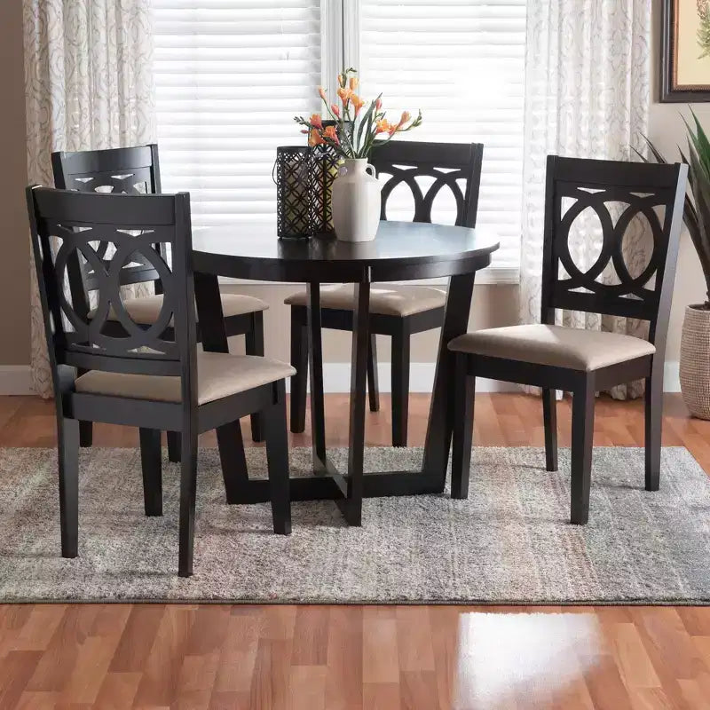 Kara Upholstered Dining Set