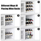DobleePy Bar cabinets, wine cabinets, sideboards, adjustable shelves, suitable for small bar cabinets in kitchens and restaurants,Retro color