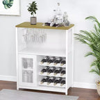 DobleePy Bar cabinets, wine cabinets, sideboards, adjustable shelves, suitable for small bar cabinets in kitchens and restaurants,Retro color