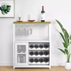 DobleePy Bar cabinets, wine cabinets, sideboards, adjustable shelves, suitable for small bar cabinets in kitchens and restaurants,Retro color