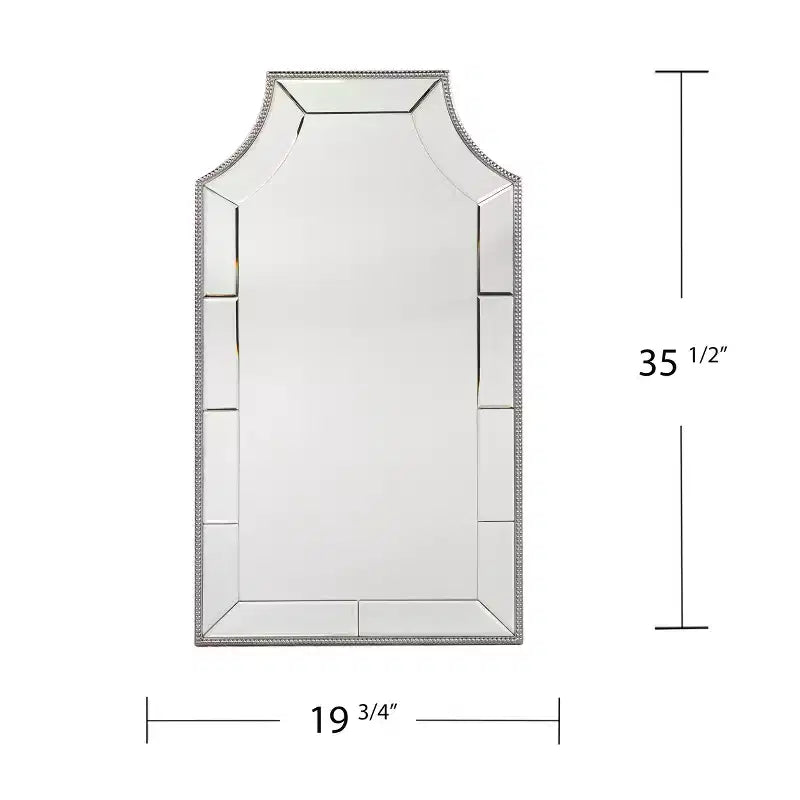 Leaston Decorative Wall Mirror - Charcoal - SEI