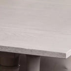 Edenderry Farmhouse Folding Trestle Console to Dining Table - White - SEI