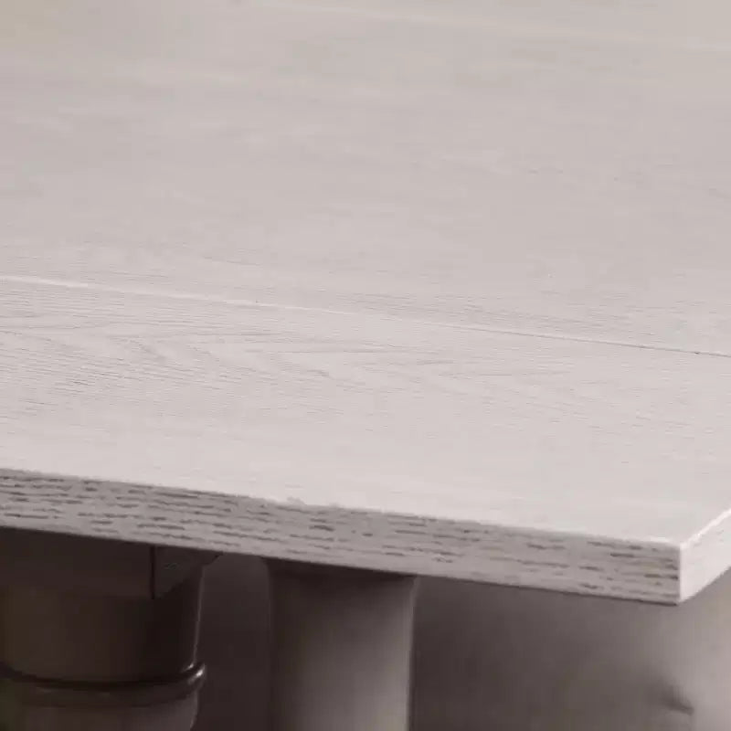 Edenderry Farmhouse Folding Trestle Console to Dining Table - White - SEI