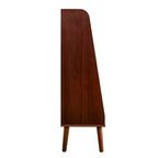 Berritza Mid-century Modern Bookshelf - Brown - SEI
