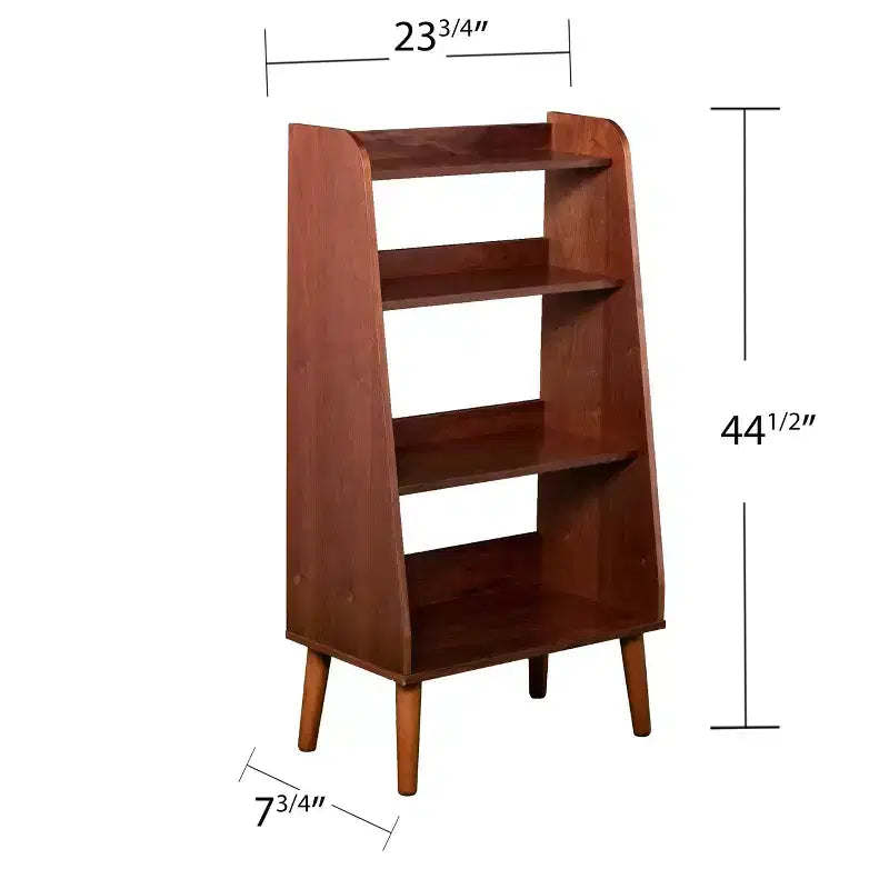 Berritza Mid-century Modern Bookshelf - Brown - SEI
