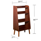 Berritza Mid-century Modern Bookshelf - Brown - SEI