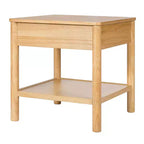 END TABLE K/D WITH 1 DRAWER,NATURAL COLOR