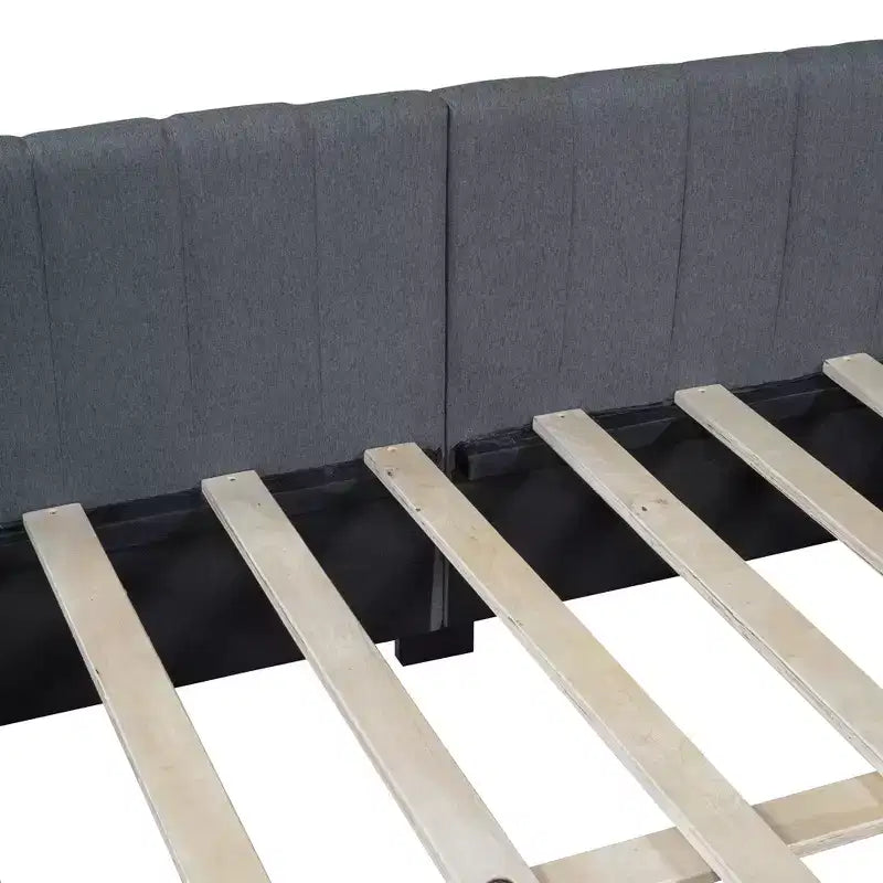 Merax Chic Full Size Upholstered Daybed with 2 Storage Drawers