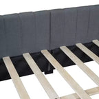 Merax Chic Full Size Upholstered Daybed with 2 Storage Drawers