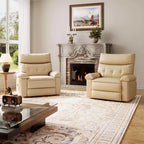 Oversized Recliner Chair - Faux PU Leather Large Manual Recliner for Adults, Exceptional Comfort Lazy Chair