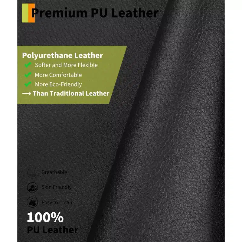 Oversized Recliner Chair - Faux PU Leather Large Manual Recliner for Adults, Exceptional Comfort Lazy Chair