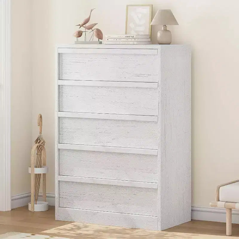 GustoWave Wooden Dresser, Drawer Dresser with Large Drawers Storage for Bedroom, Living Room, Nursery, Entryway