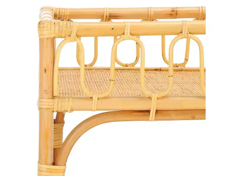 Isaiah 2-Teir Rattan Console Table - STG6509 - Safavieh