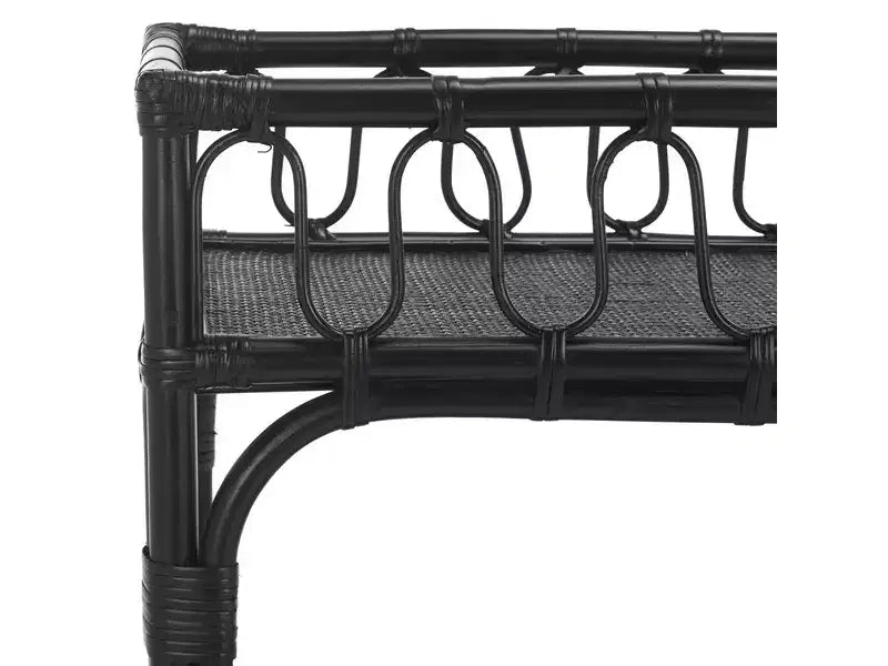 Isaiah 2-Teir Rattan Console Table - STG6509 - Safavieh