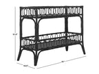 Isaiah 2-Teir Rattan Console Table - STG6509 - Safavieh