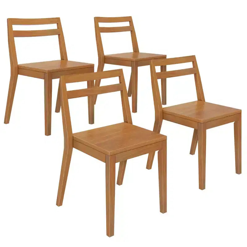 Now Furniture Dining Room Chairs Set of 4, Solid Wood Modern Kitchen Chair