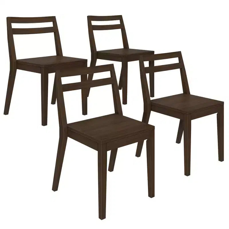 Now Furniture Dining Room Chairs Set of 4, Solid Wood Modern Kitchen Chair