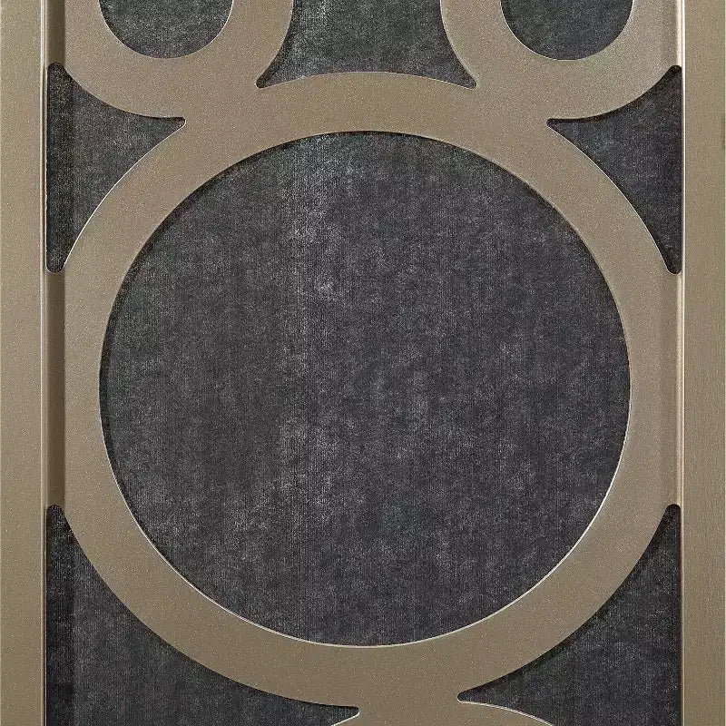 Roundhill Furniture Tavari 4-Panel Room Divider, Decorative Folding Freestanding Privacy Screen