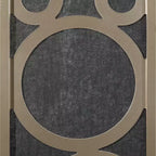 Roundhill Furniture Tavari 4-Panel Room Divider, Decorative Folding Freestanding Privacy Screen
