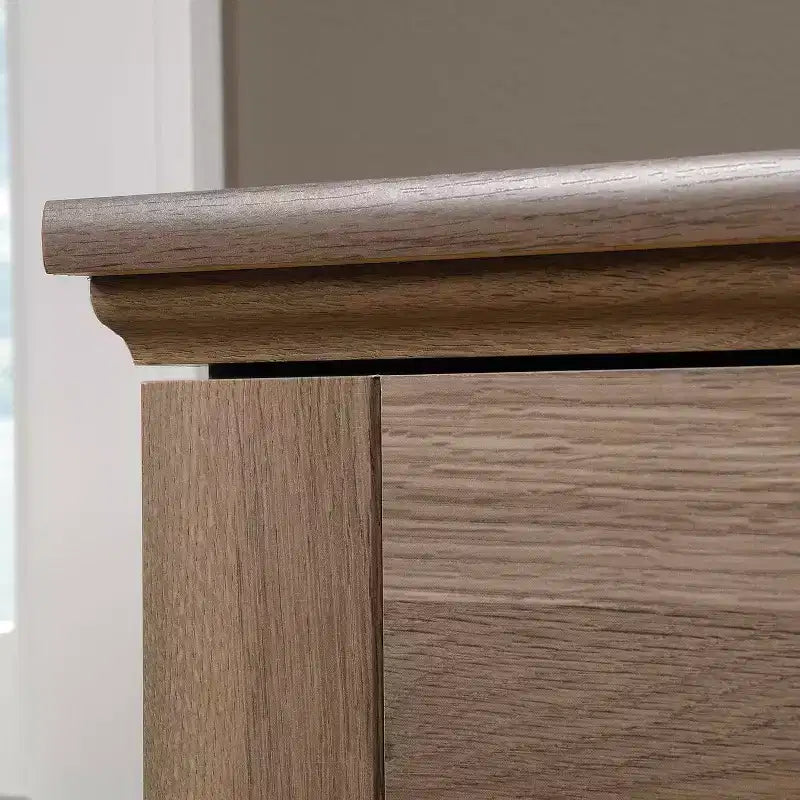 HomeStock All Purpose Drawer Harbor View Computer Desk Brown Salt Oak Finish 43.5 x 19.40 x 28.98