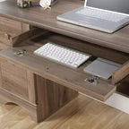 HomeStock All Purpose Drawer Harbor View Computer Desk Brown Salt Oak Finish 43.5 x 19.40 x 28.98
