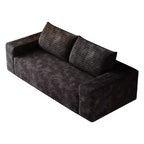 63 Inch 2 Setaser Sofa Corduroy Fabric Deep Seat Couches Comfy Loveseat Sofa No Assembly Camel