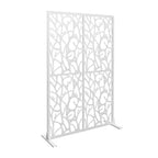 MAYEERTY 3.86Ft Black Bird Iron Privacy Screen, Freestanding Indoor Outdoor Divider