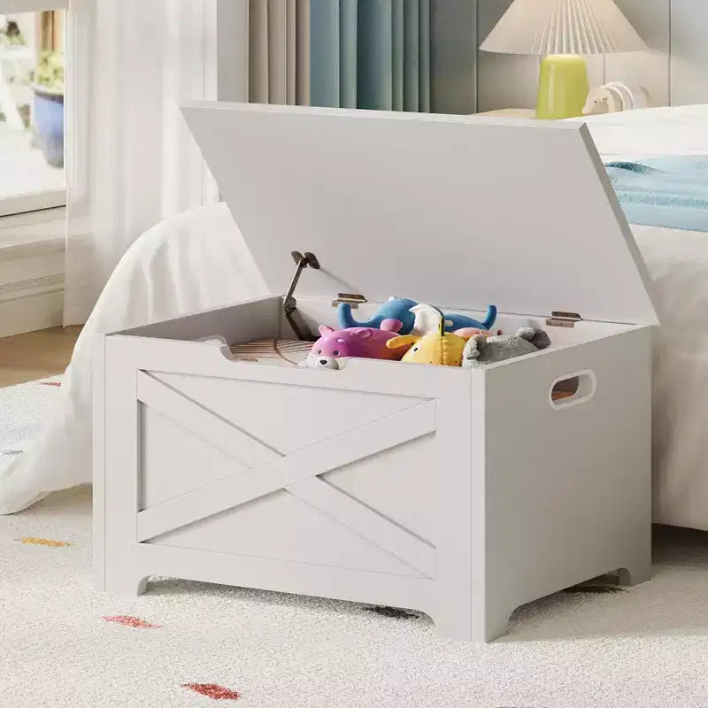 MDF Shaped Legs Storage Stool 23.6 Inches with Unique Shaped Legs, Durable MDF Construction, Space-Saving Storage, Stylish Design, and Versatile Use