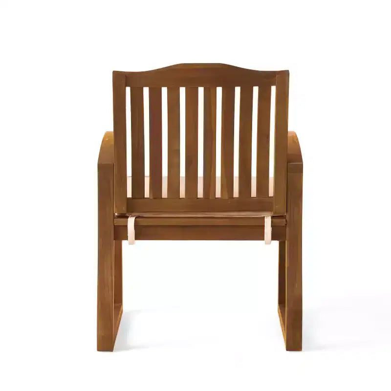 MAYEERTY KD Wooden Armchair Knock Down Design Comfortable Armrests for Living Room Reading Nook