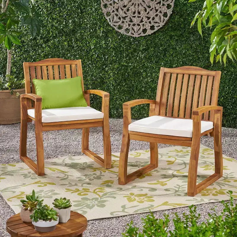 MAYEERTY KD Wooden Armchair Knock Down Design Comfortable Armrests for Living Room Reading Nook