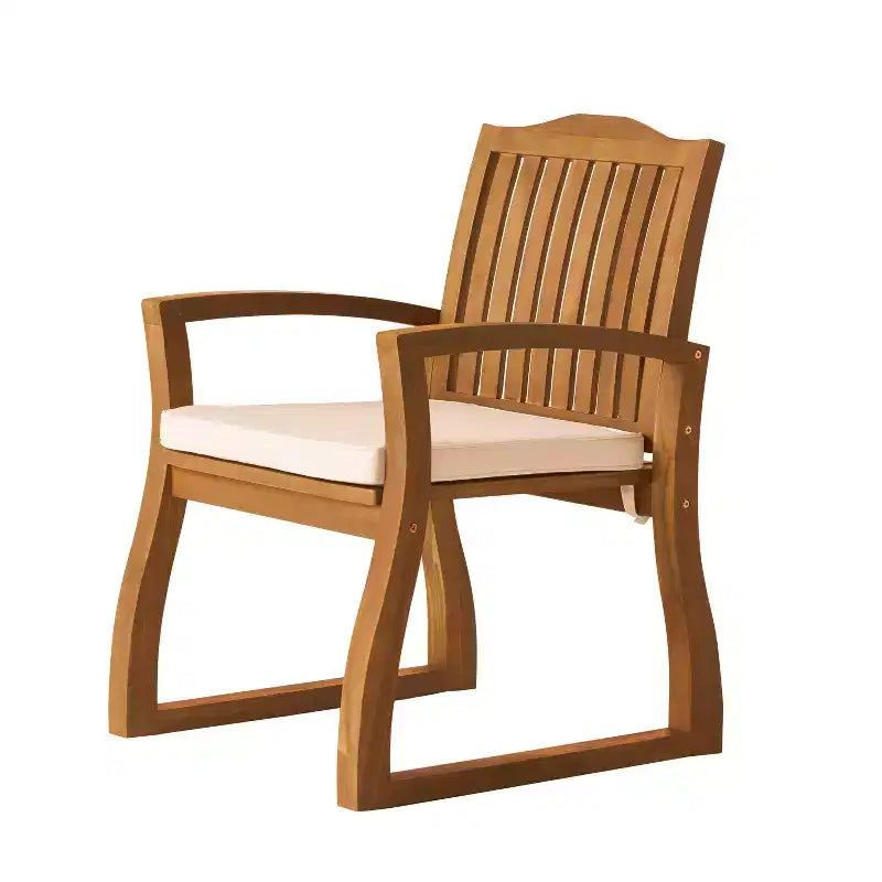 MAYEERTY KD Wooden Armchair Knock Down Design Comfortable Armrests for Living Room Reading Nook