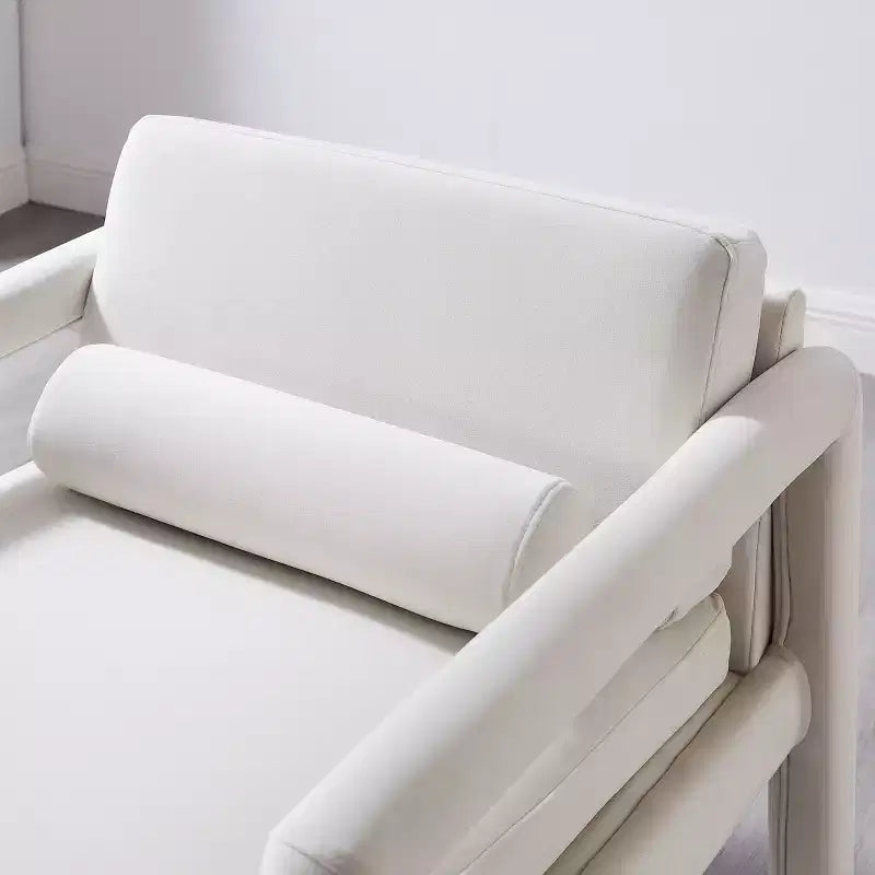 Art Leon Velvet Accent Chair, Modern Armchair for Living Room, Stylish Upholstered Single Sofa