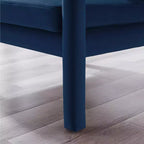 Art Leon Velvet Accent Chair, Modern Armchair for Living Room, Stylish Upholstered Single Sofa