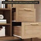 Acekool Buffet Cabinet Sideboard with Storage, Modern Accent Cabinet with Adjustable Shelves for Entryway, Living Room, Kitchen