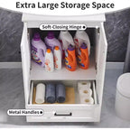 Mastgoal 24 Farmhouse Bathroom Vanity with Sink, Bathroom Dresser with Large Storage Drawer