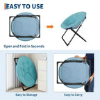 Iron Cotton Indoor Flower Chair - Comfortable Indoor Chair, Decorative Chair